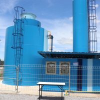 ติดตั้งระบบประปาป๊อกแทงค์ ขนาดกลาง (POG Tanks Size M) ณ หมู่ที่ 1 ตำบลหนองนกแก้ว อำเภอเลาขวัญ จังหวัดกาญจนบุรี