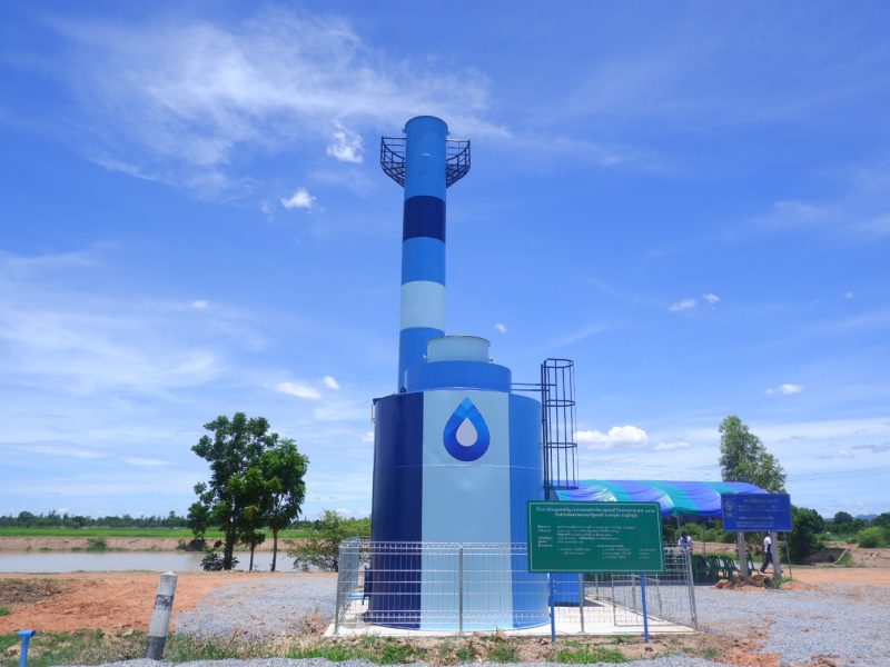 ติดตั้งระบบประปาป๊อกแทงค์ ขนาดกลาง (POG Tanks Size M) ณ หมู่ที่ 1 ตำบลหนองนกแก้ว อำเภอเลาขวัญ จังหวัดกาญจนบุรี